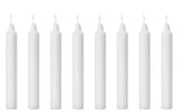 White Household Candles - 4 hours, 5 hours & 7 hours