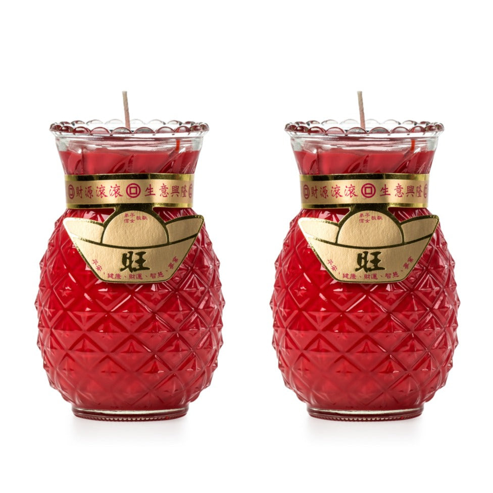 Taiwan Pineapple Candle (12 Day) - 台湾10斤凤梨酥油灯 (12天)