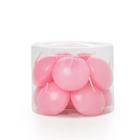 Rose Scented Pastel Pink Floating Candles