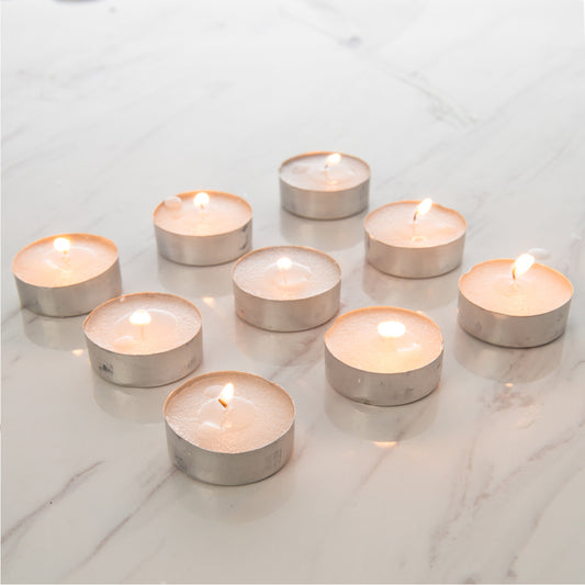 White Tealight Candles (4 Hours) - in pack of 50pcs / 100pcs