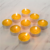 Metallic Glitter Tealight Candles (4 Hours)