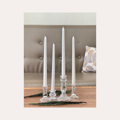 Metallic Tapered Candles - 30cm