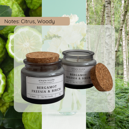 Bergamot Freesia & Birch Soy Wax Candle