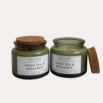 [Crowd's Favourite] Green Tea & Bergamot Soy Wax Candle