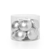 Metallic Silver Floating Candles