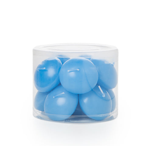 Sea Breeze Scented Pastel Blue Floating Candles