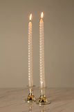 Pearlscent Spiral Candles (30cm)