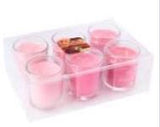 Rose Scented Glass Votive Candles