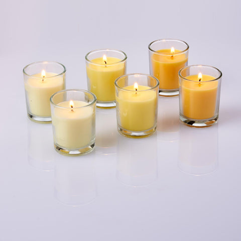 Citronella Scented Glass Votive Candles