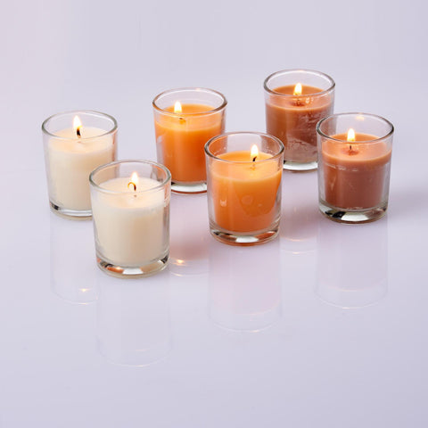 Vanilla Scented Glass Votive Candles