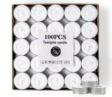 White Tealight Candles (4 Hours)