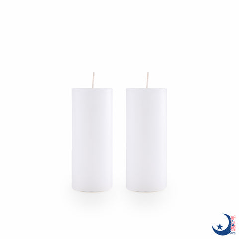 Pillar Candle Diameter 5.5cm x Height 13cm (White)