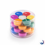 4 Hours Clear Cup Tealight Candles (Multi-Colored)
