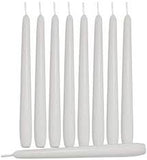 25cm Tapered Candles (White)